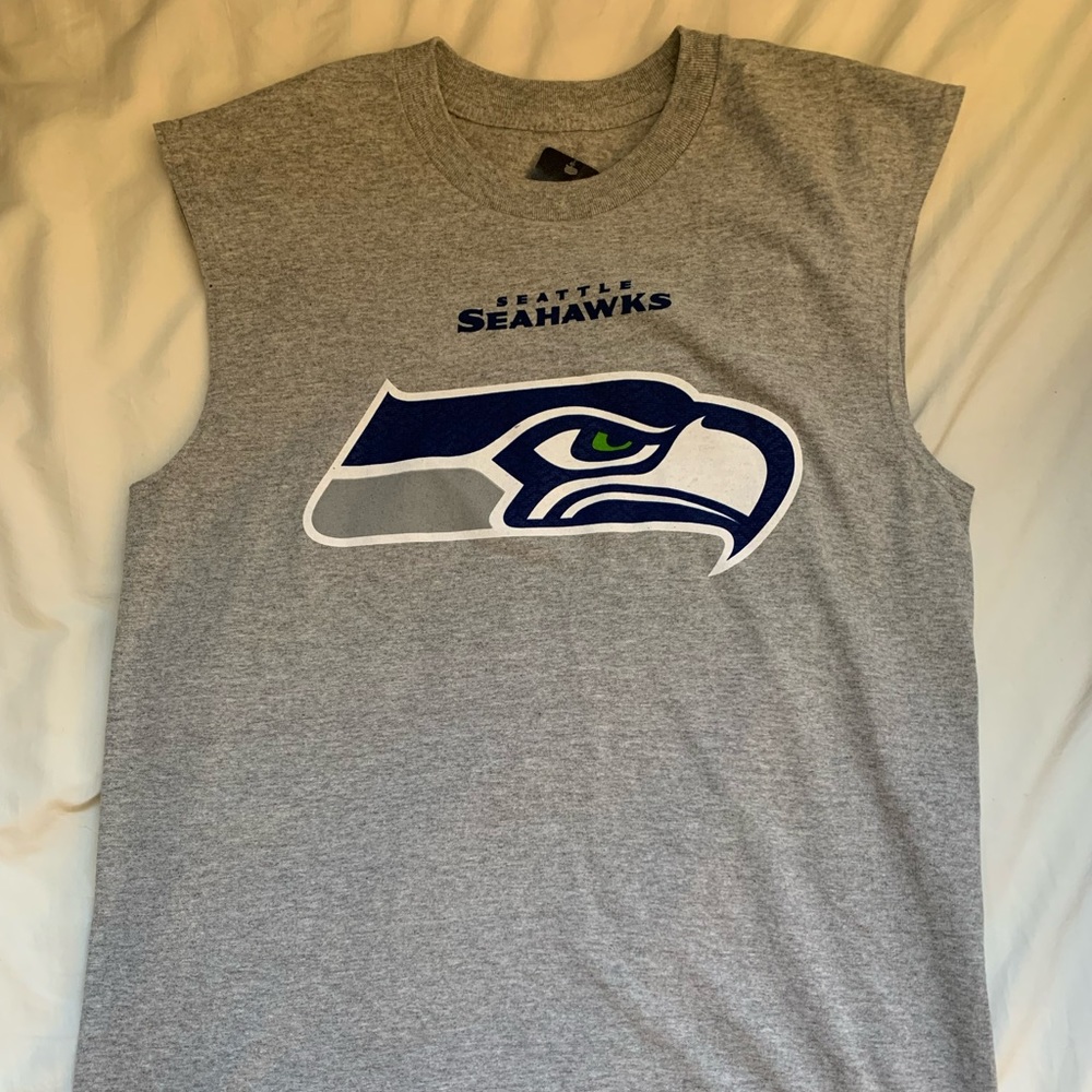 NFL Seahawks team Mens Muscle Tank Size M